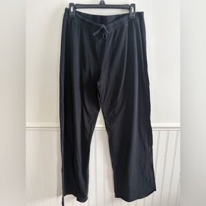 100% Cotton Women’s Pact Black Drawstring Pants